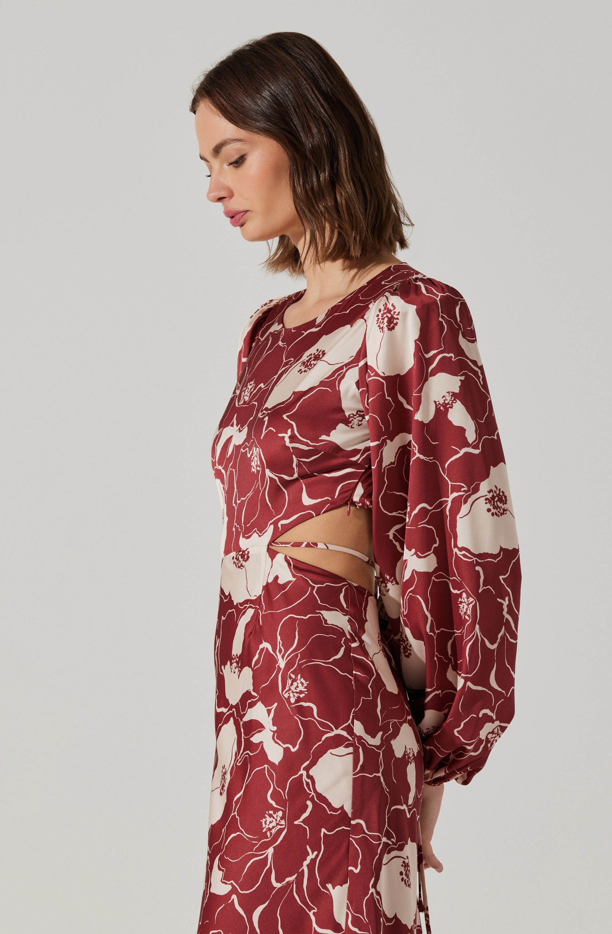 Quinn Floral Cutout Maxi Dress