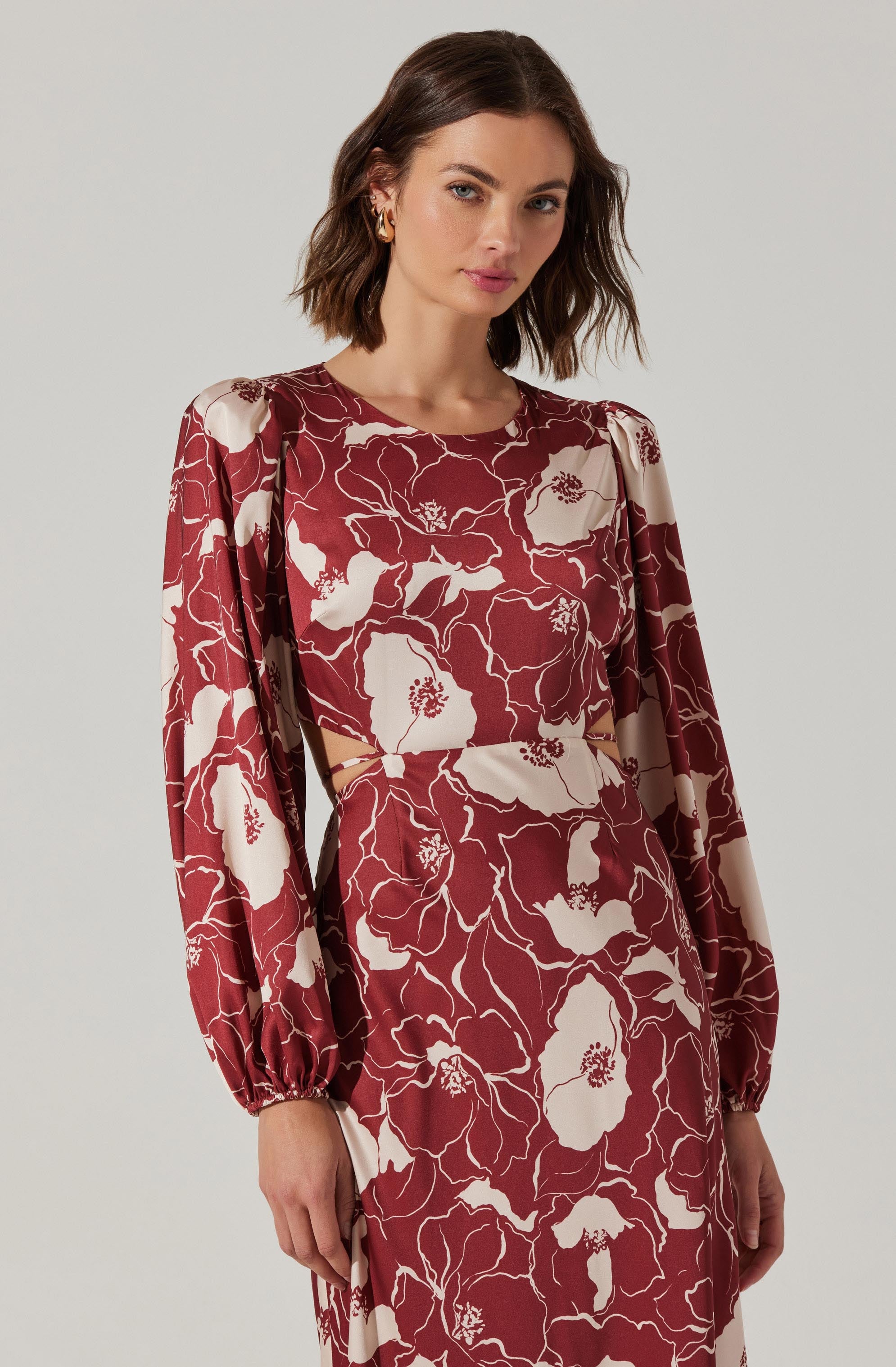 Quinn Floral Cutout Maxi Dress