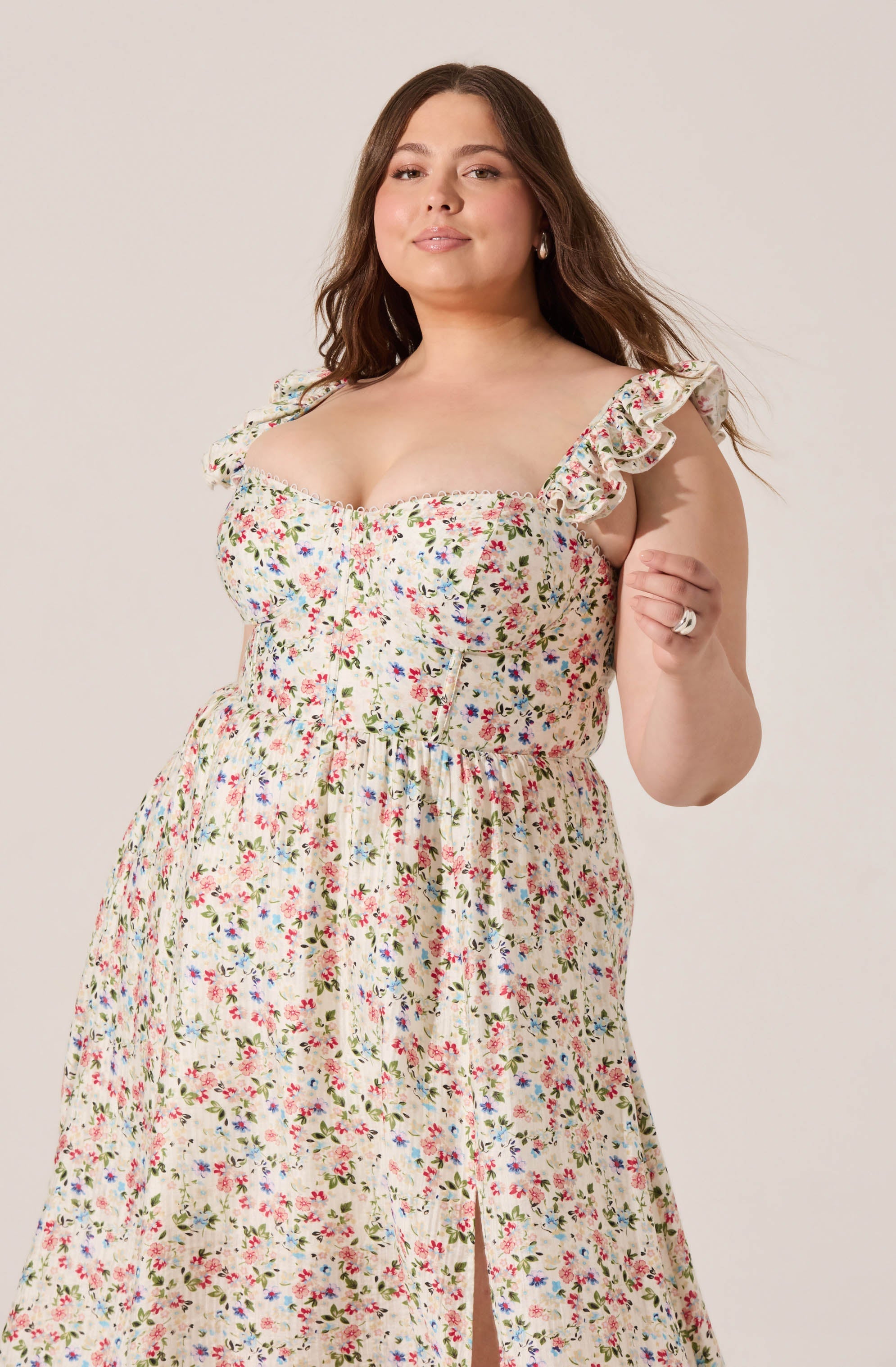 Wedelia Print Midi Dress