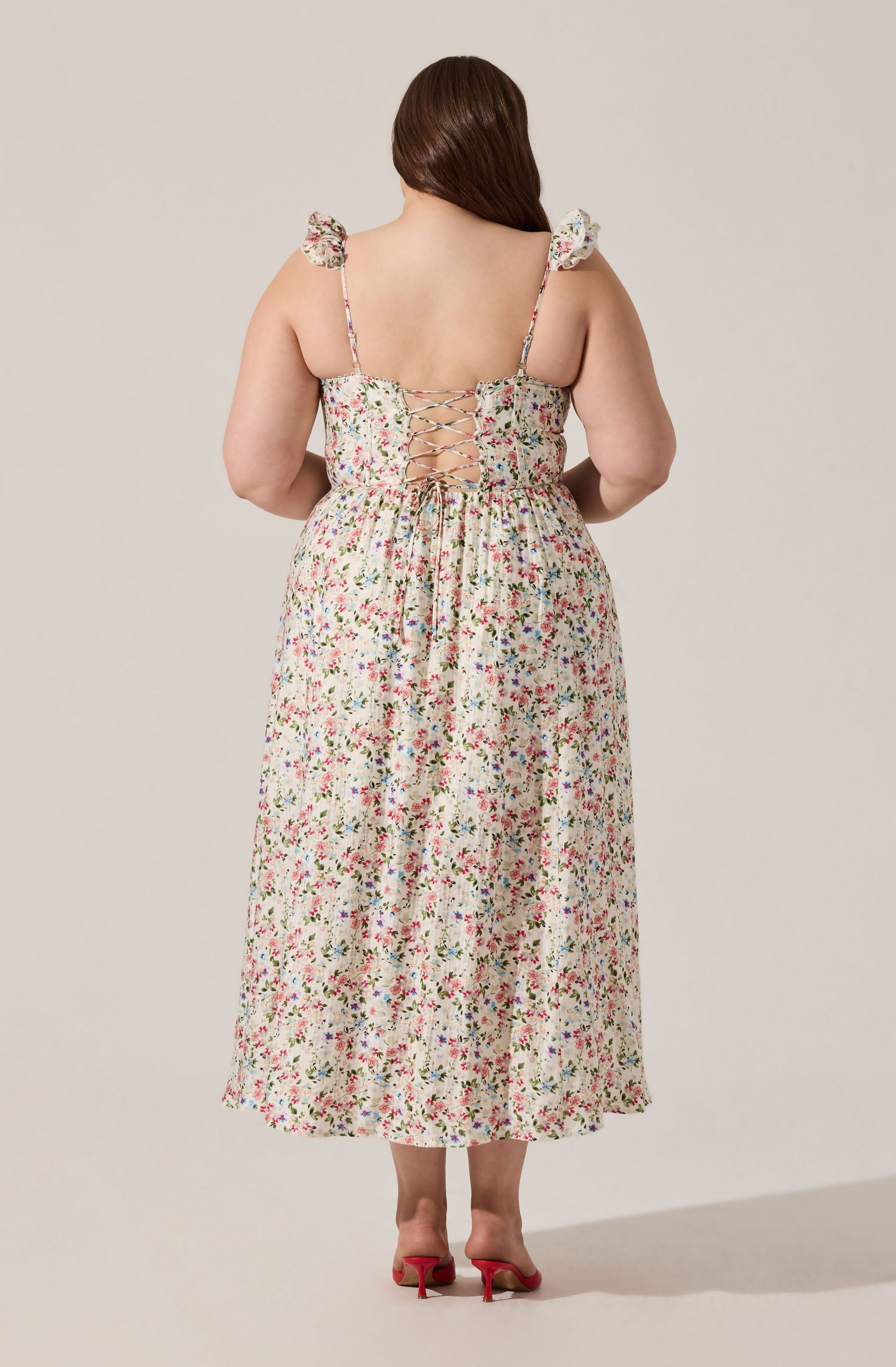Wedelia Print Midi Dress