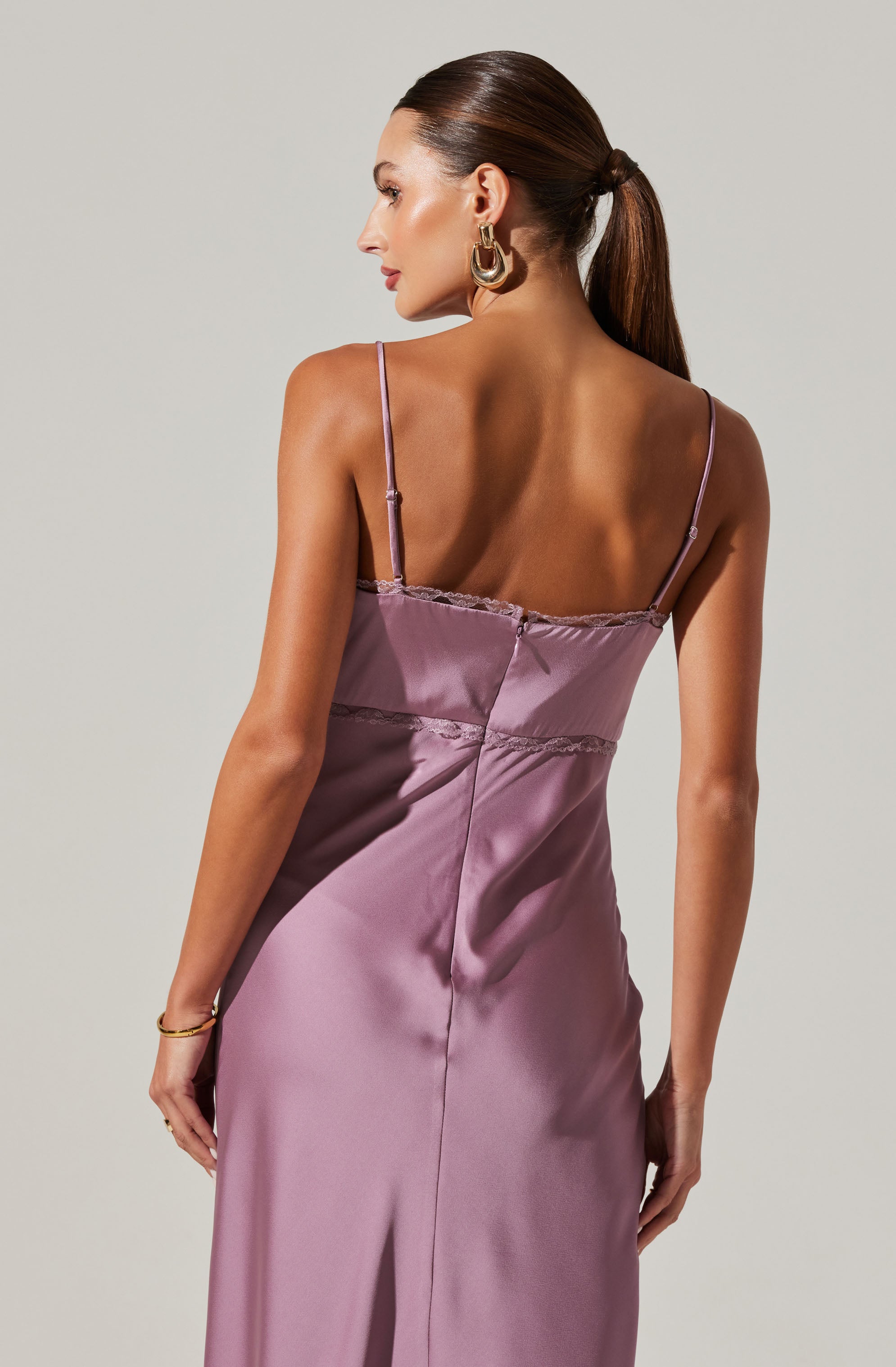Florianne Satin Maxi Dress
