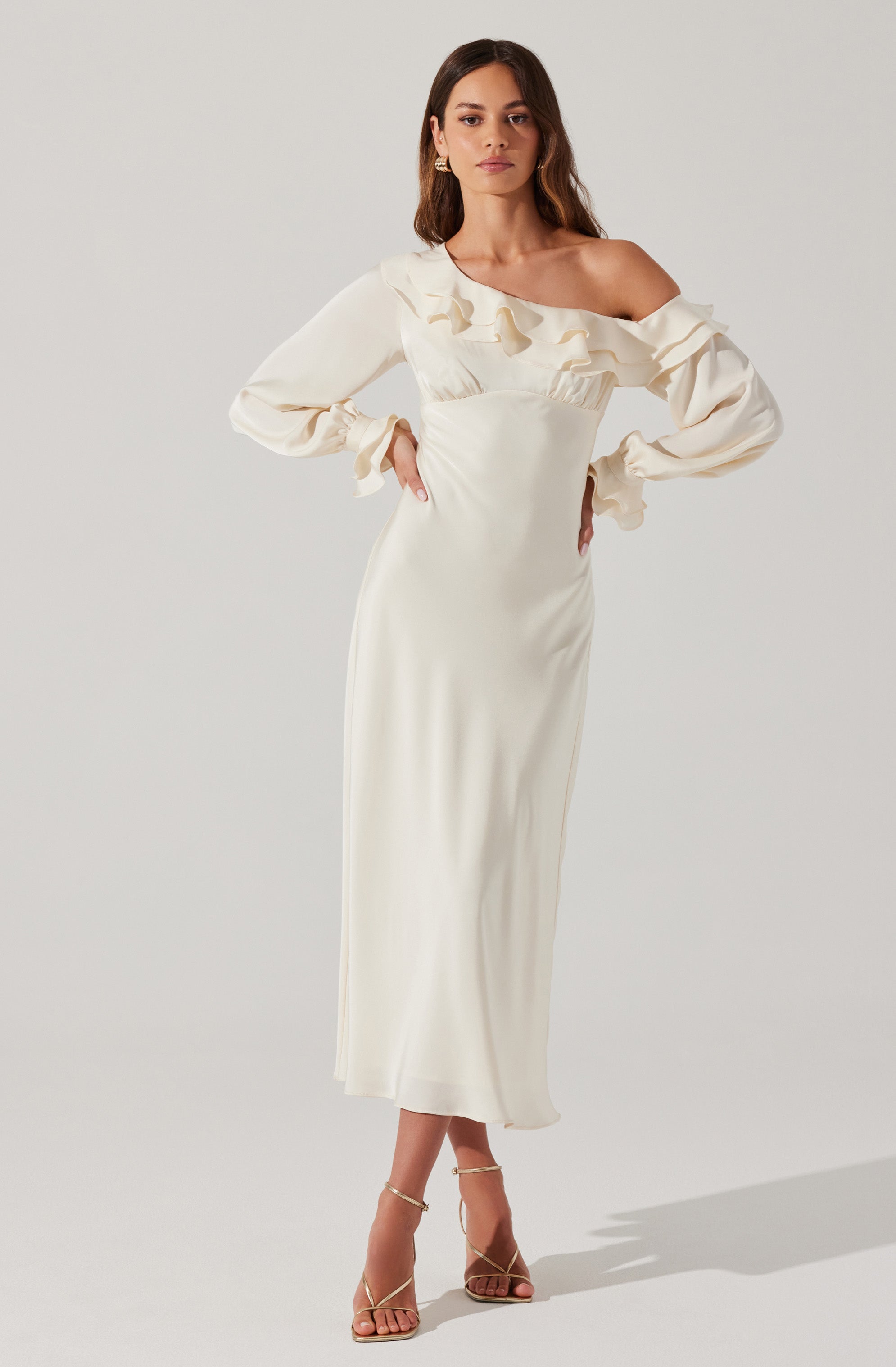 Coraline Satin Maxi Dress