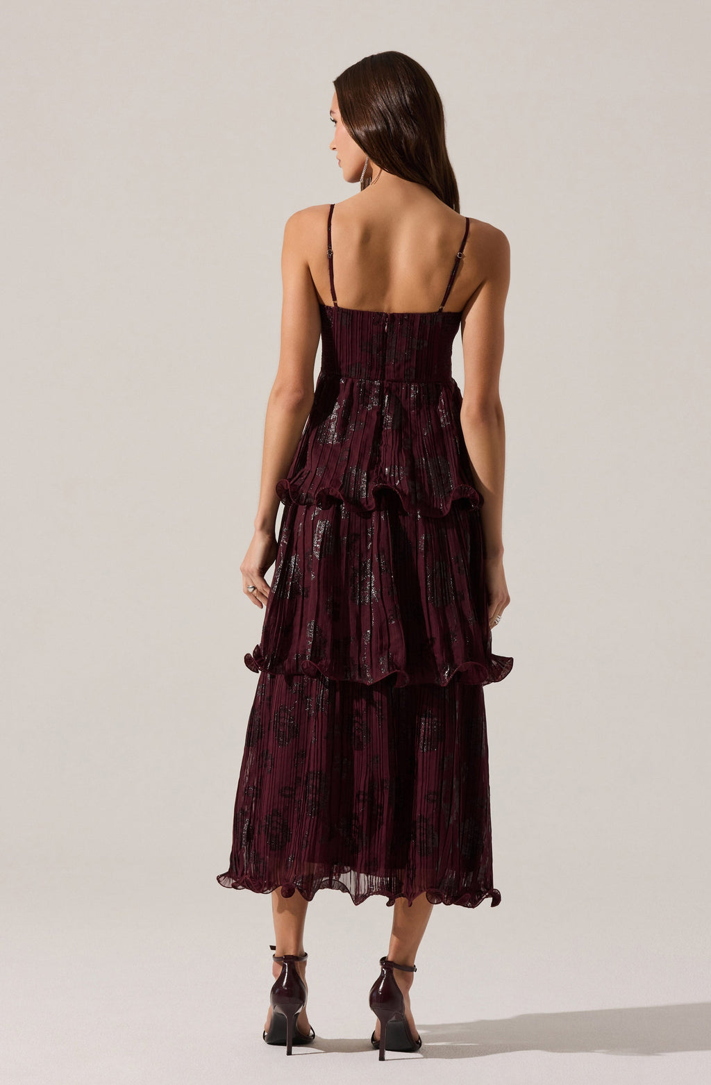 Lupin Floral Pleated Maxi dress