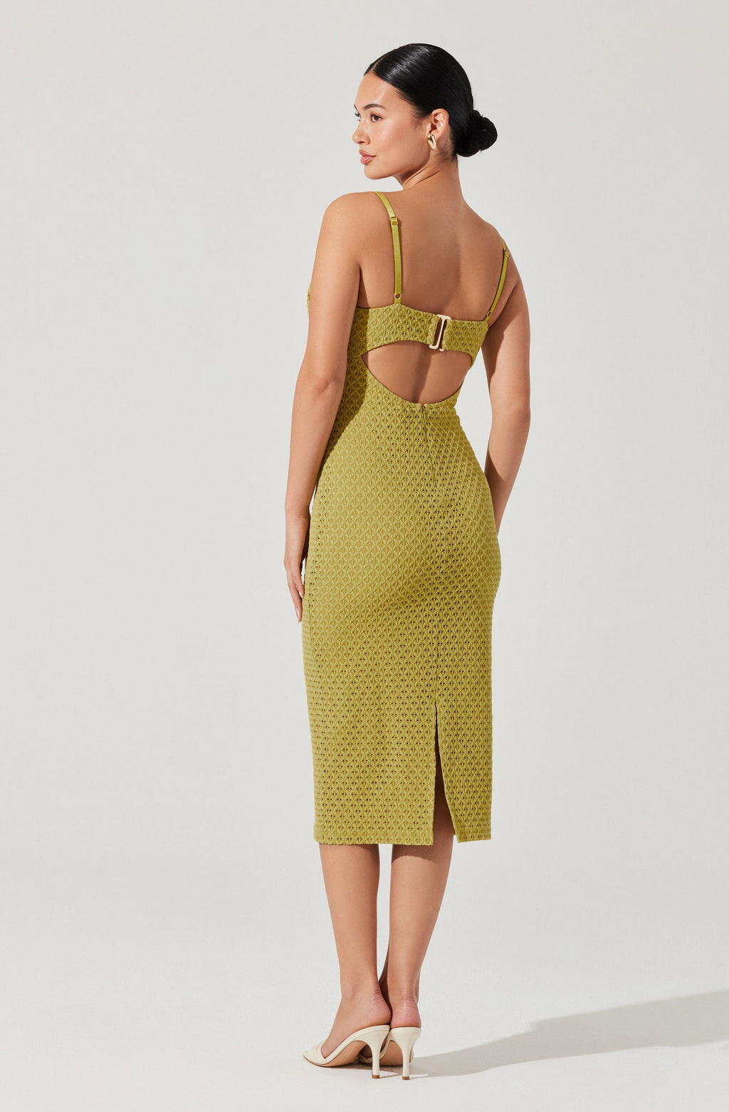 Jaida Bustier Bodycon Midi Dress