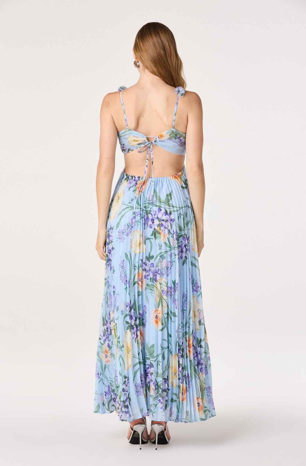 Emese Floral Cutout Maxi Dress
