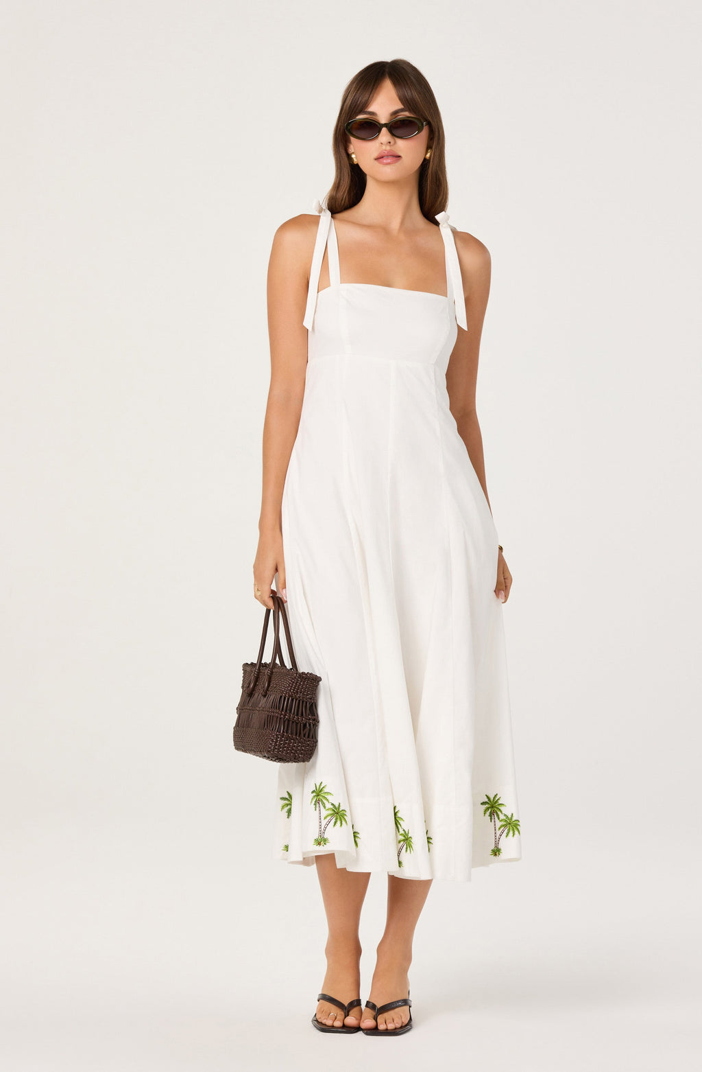 Shiann Embroidered Midi Dress