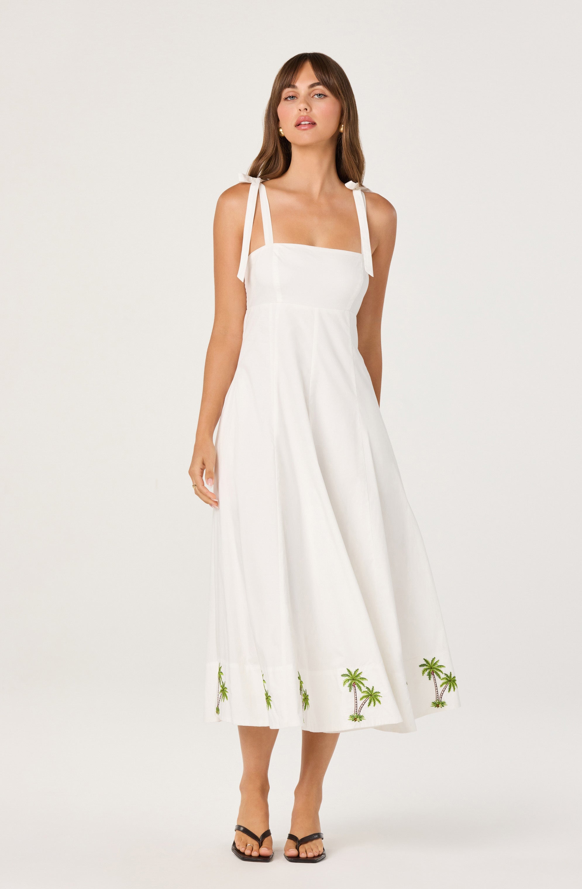 Shiann Embroidered Midi Dress