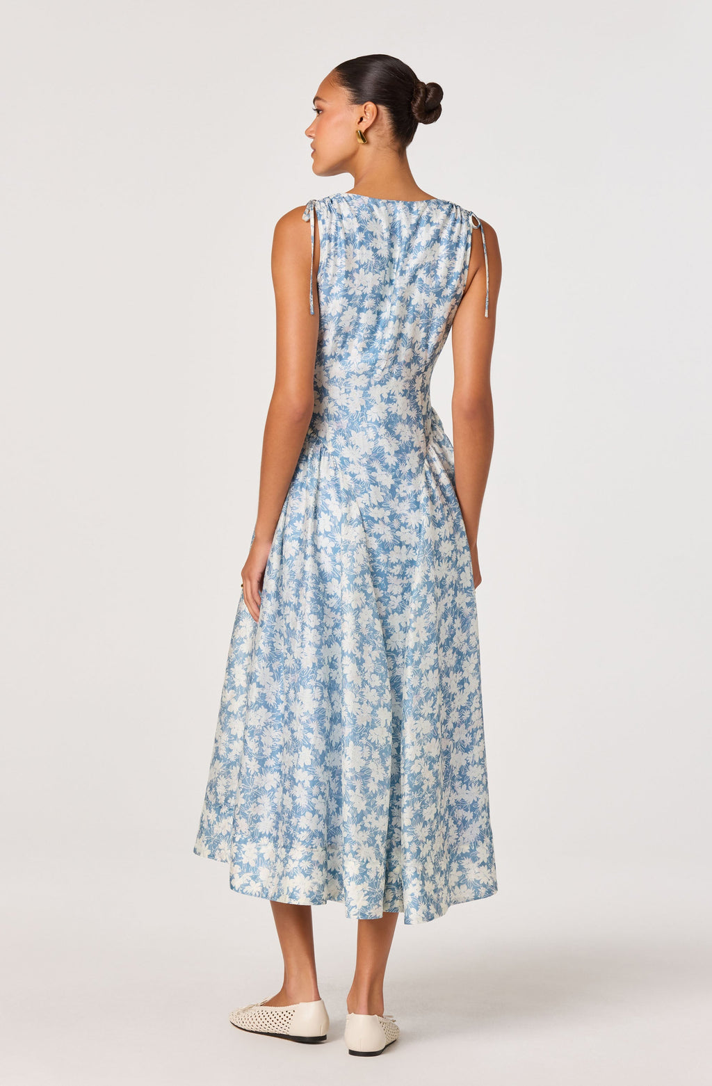 Emmery Floral Wrap Midi Dress