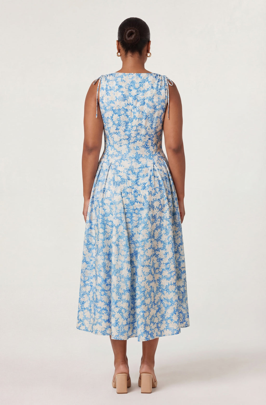 Emmery Floral Wrap Midi Dress