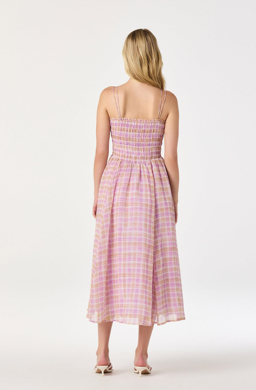 Lahela Smocked Midi Dress