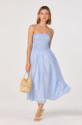 Lahela Smocked Midi Dress