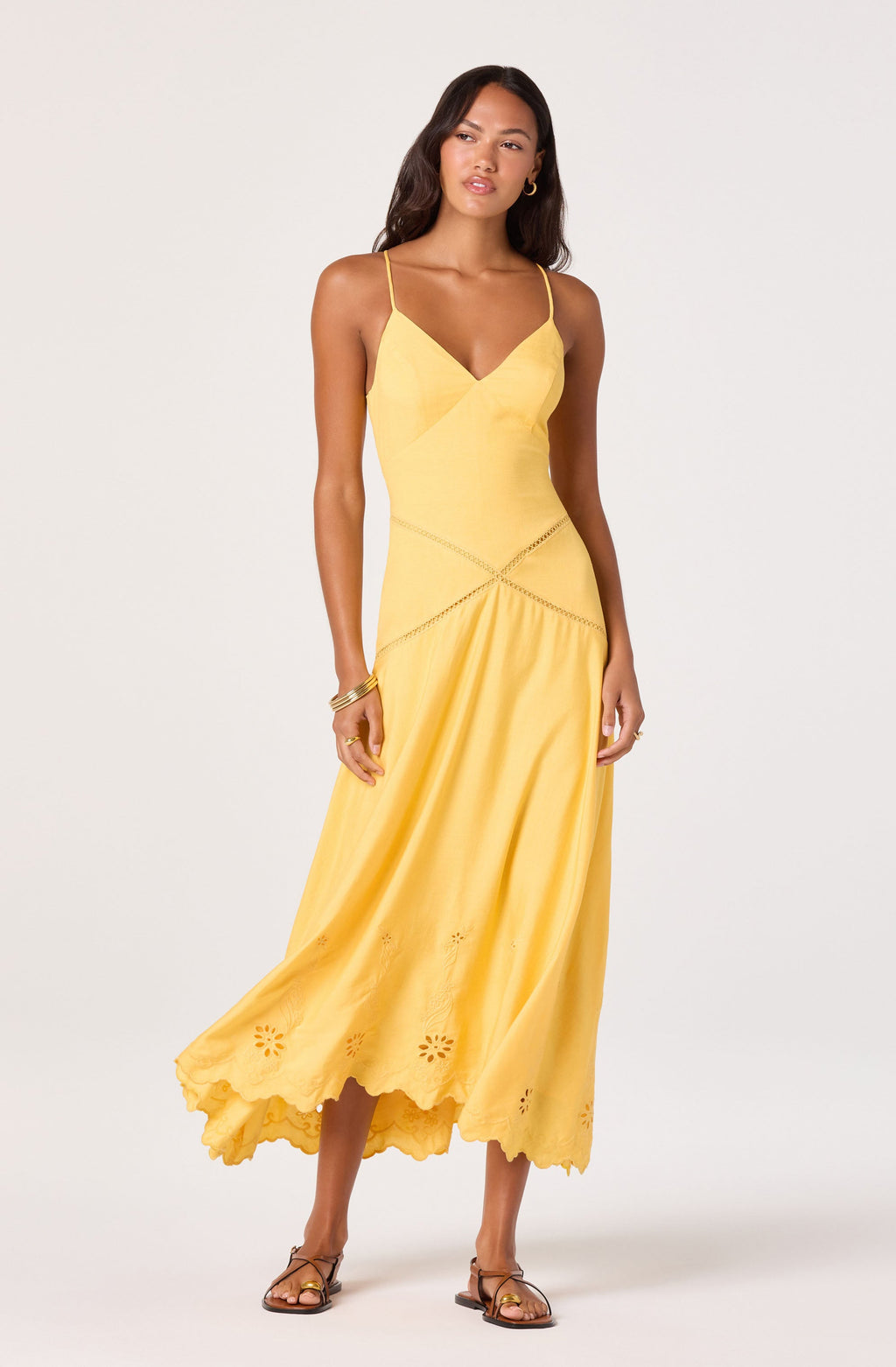 Lainey Eyelet Midi Dress