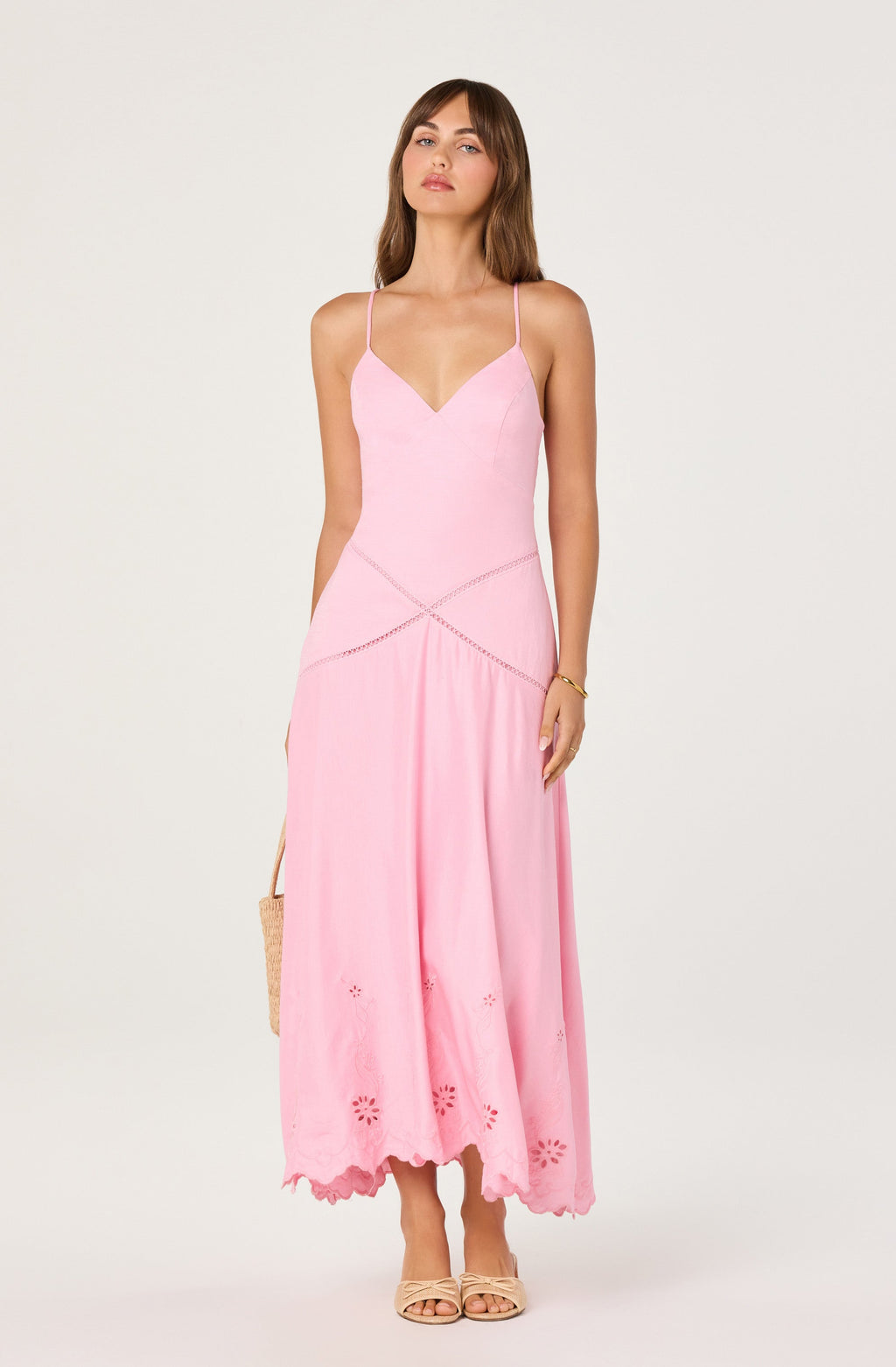 Lainey Eyelet Midi Dress
