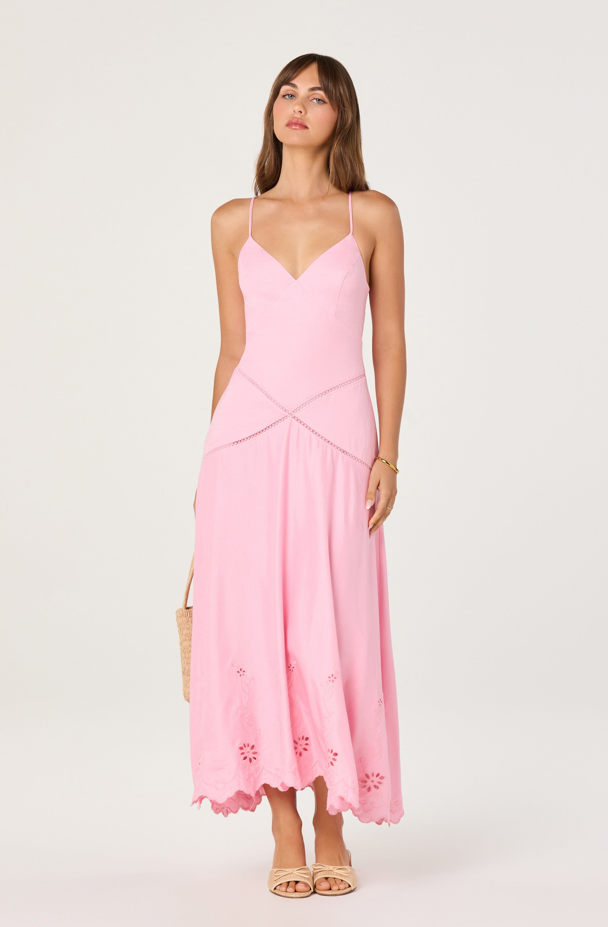 Lainey Eyelet Midi Dress
