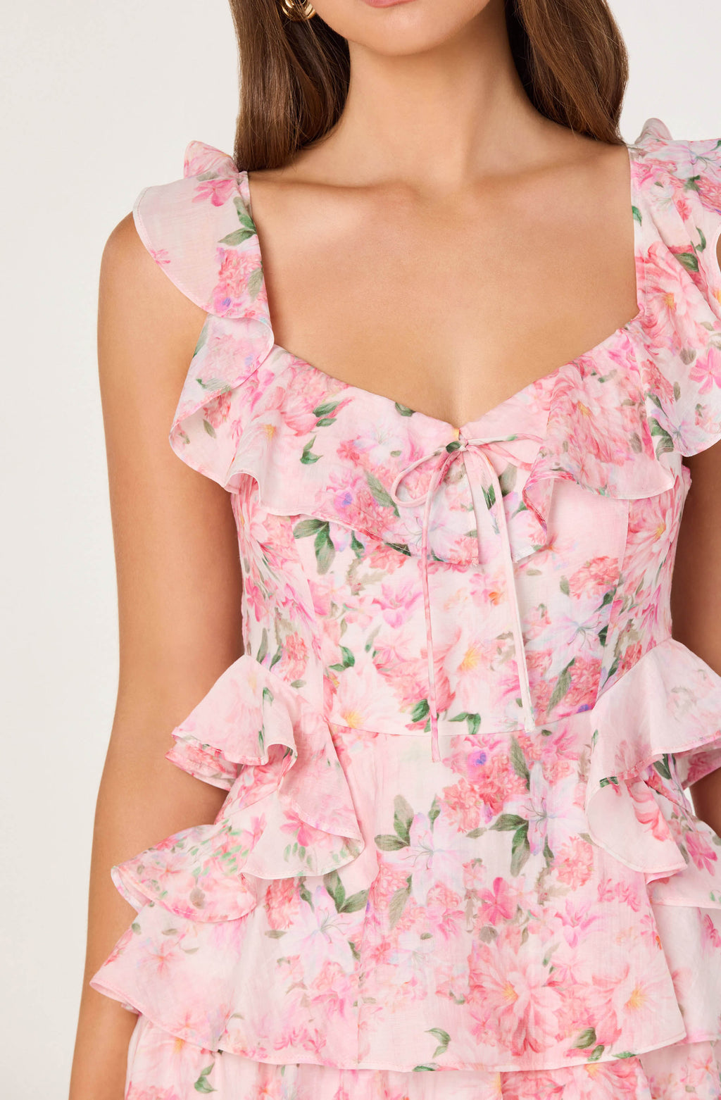 Adessa Floral Ruffle Tiered Maxi Dress