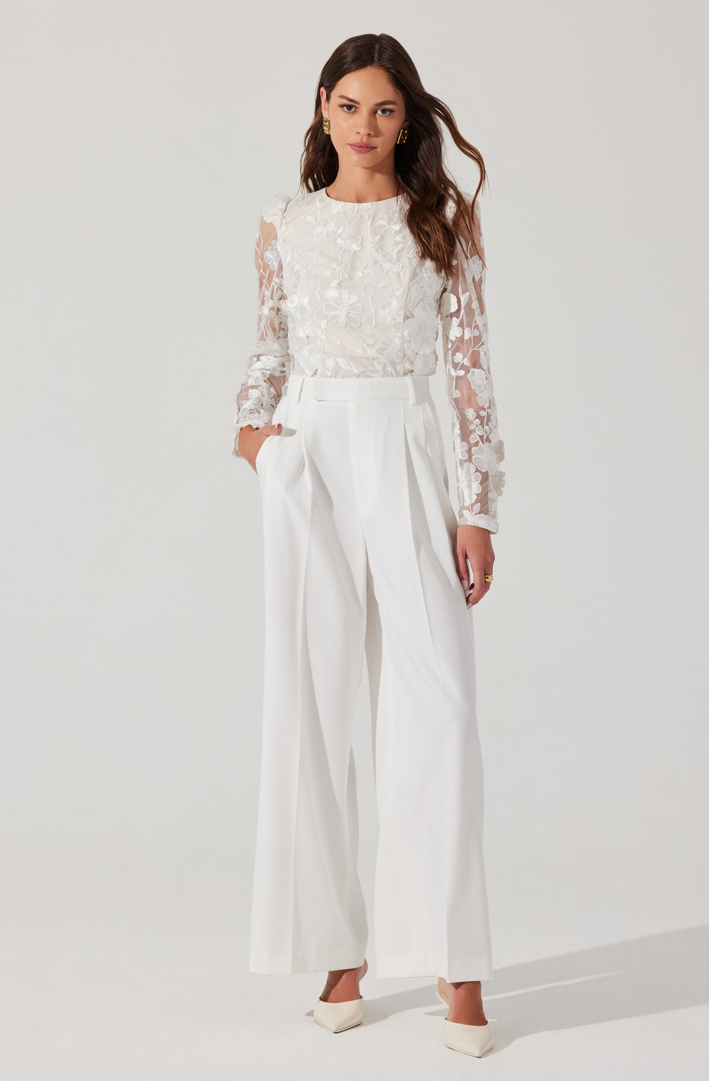 Milani Wide Leg Trouser Pants
