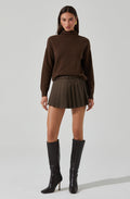 Hina Plaid Pleated Skort