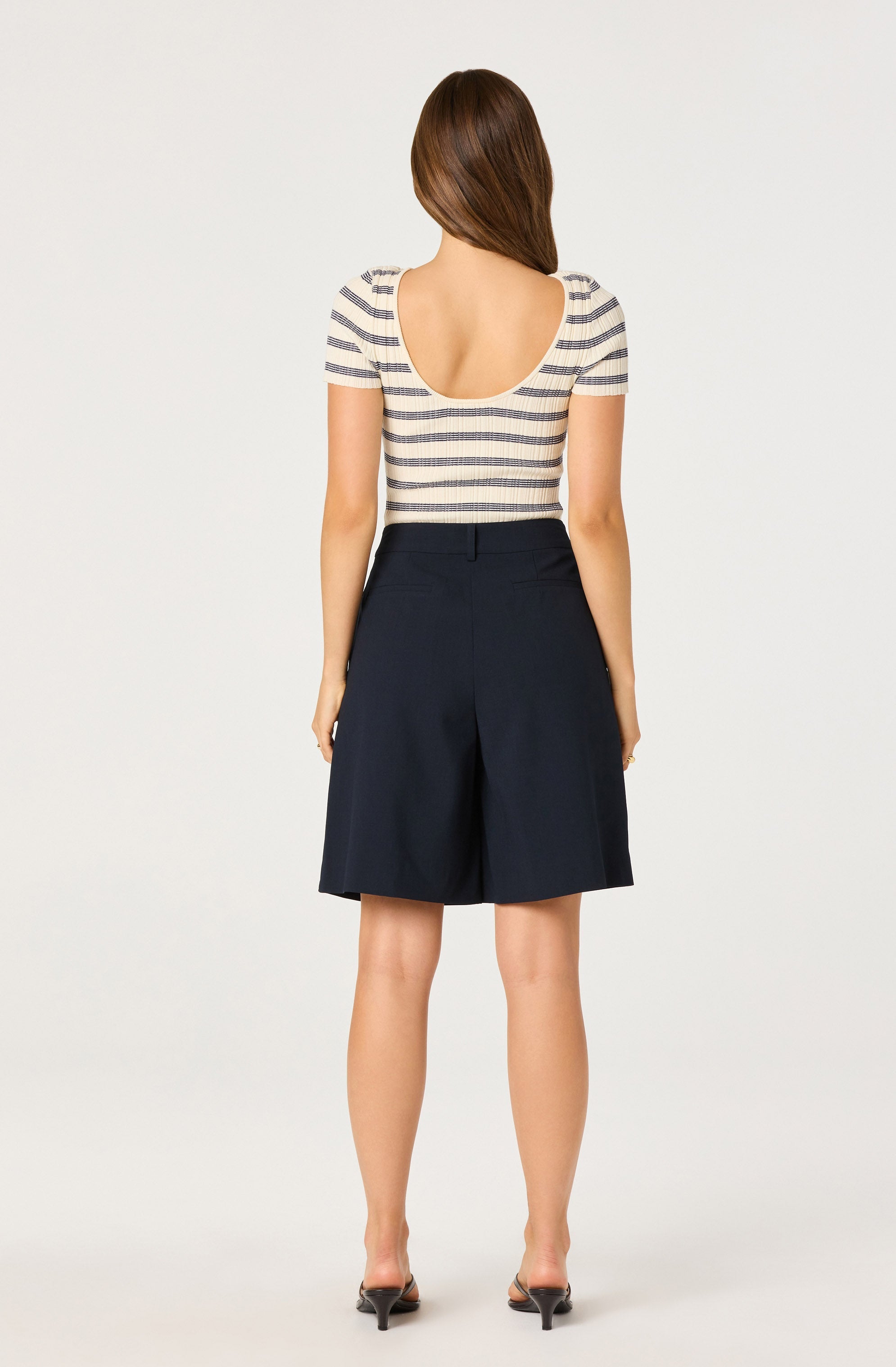 Quillie Pleated Bermuda Shorts