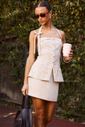 Agni Checker Mini Skort