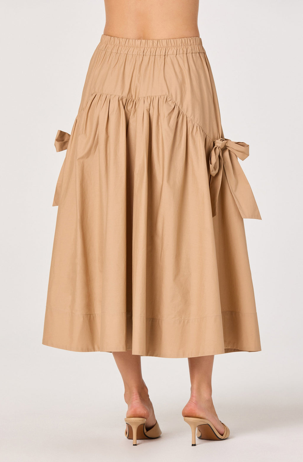 Lylah Bow Midi Skirt