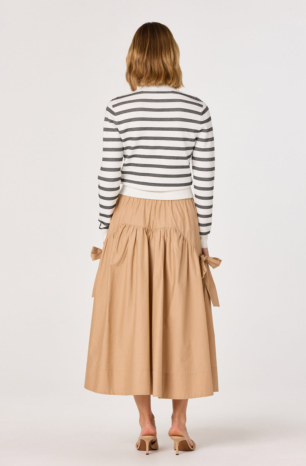 Lylah Bow Midi Skirt