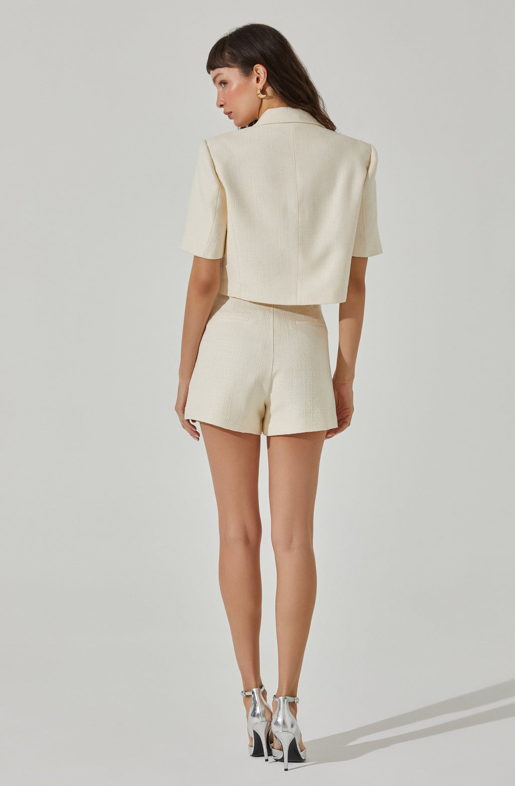 Siarah Tweed Cropped Jacket