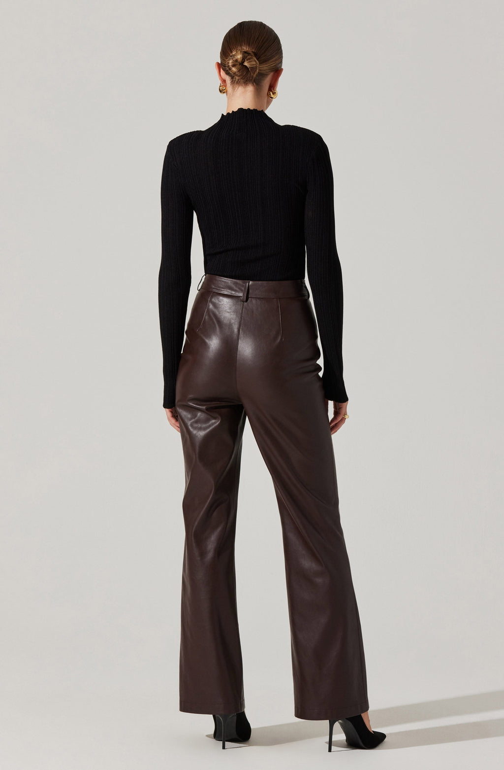 Roslin Ribbed Mock Neck Sweater