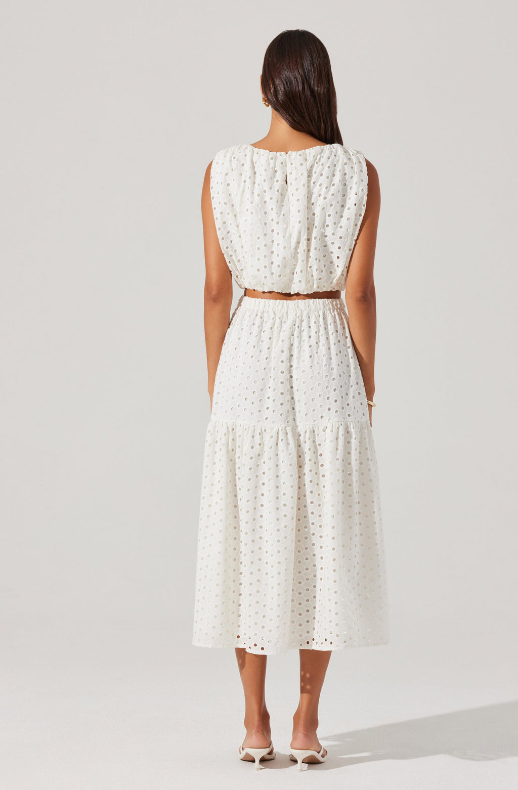 Nalley Eyelet Crop Top
