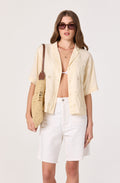 Vesa Embroidered Linen Button-Up Shirt
