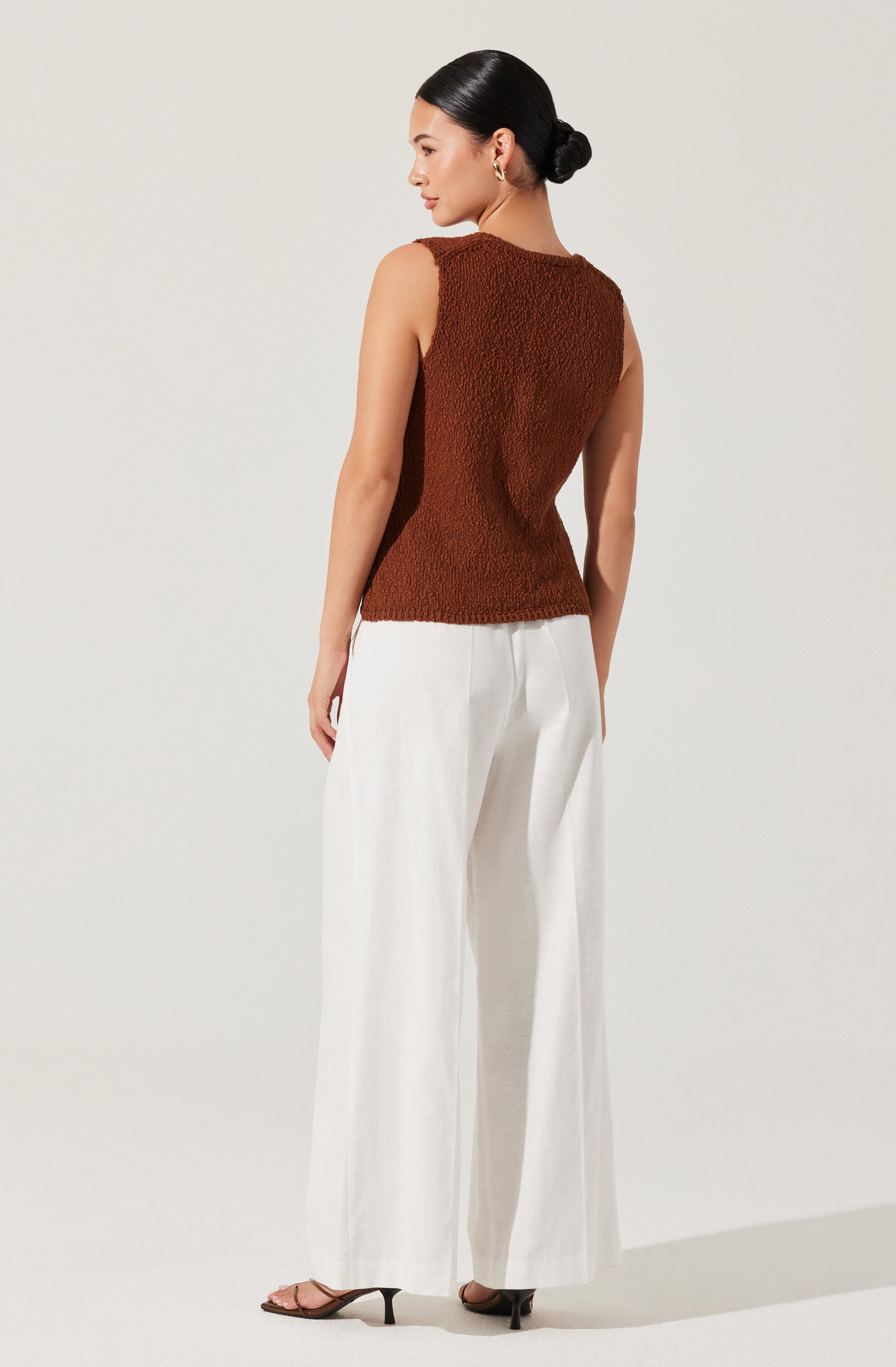 Taimi Crochet Sweater Vest