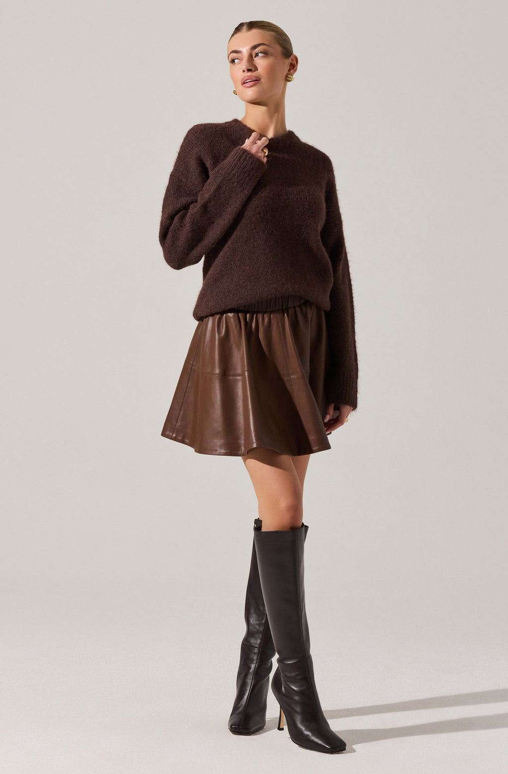 Selbie Brushed Knit Sweater