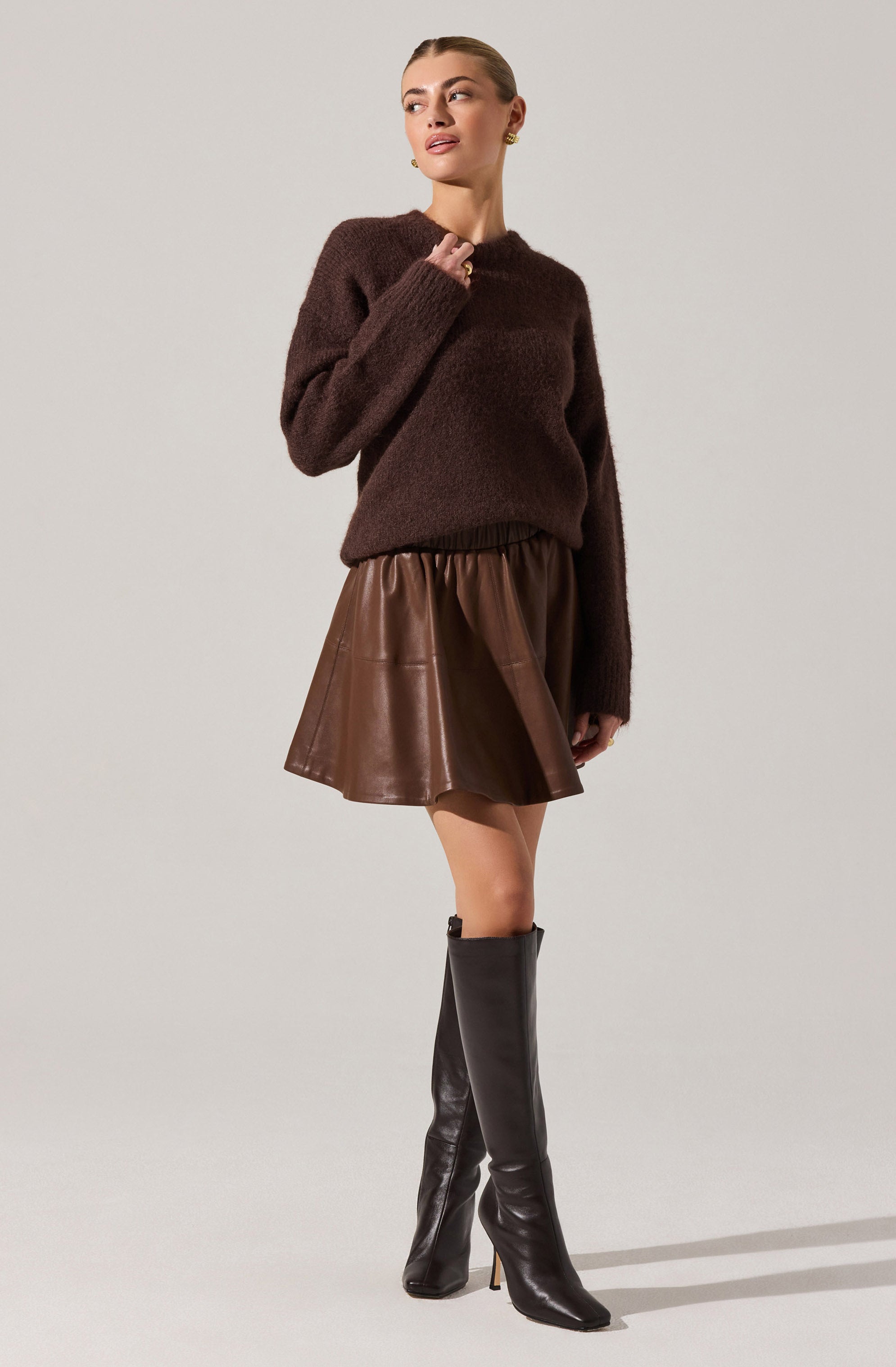 Selbie Brushed Knit Sweater