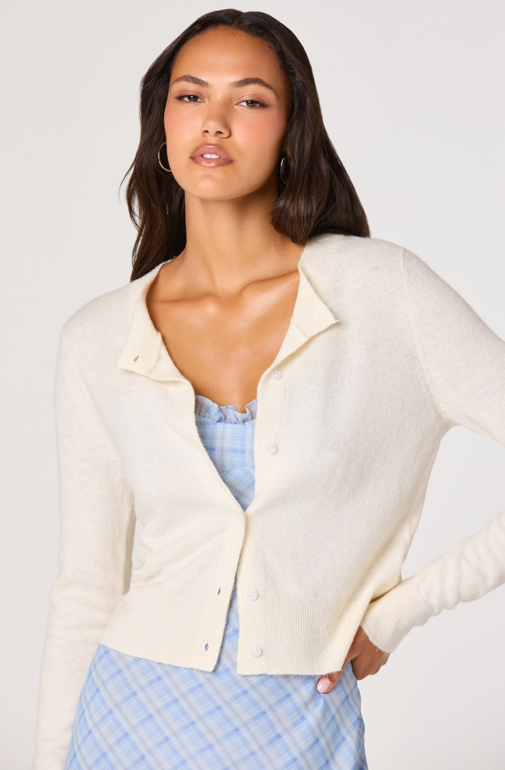 Mary Classic Button Front Cardigan
