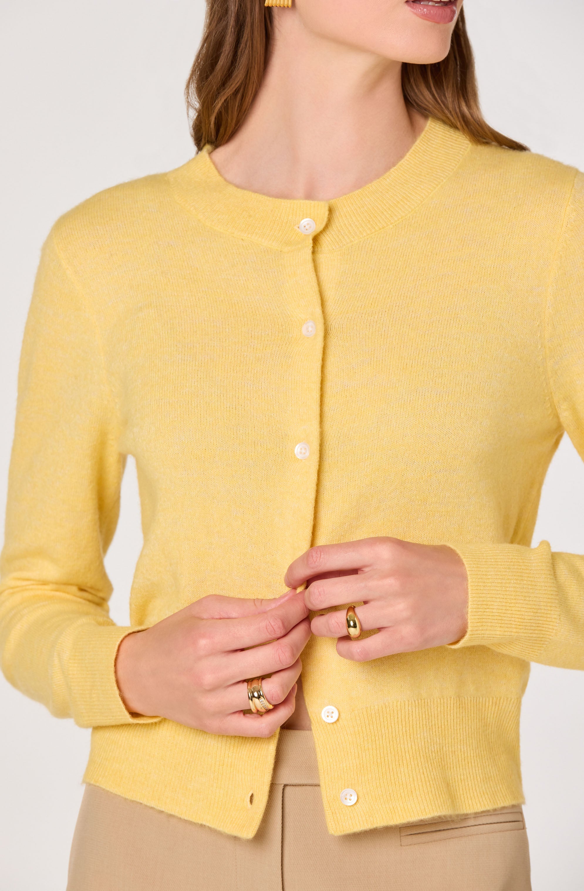 Mary Classic Button Front Cardigan