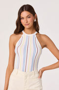 Betia Multi-Stripe Ribbed Tank