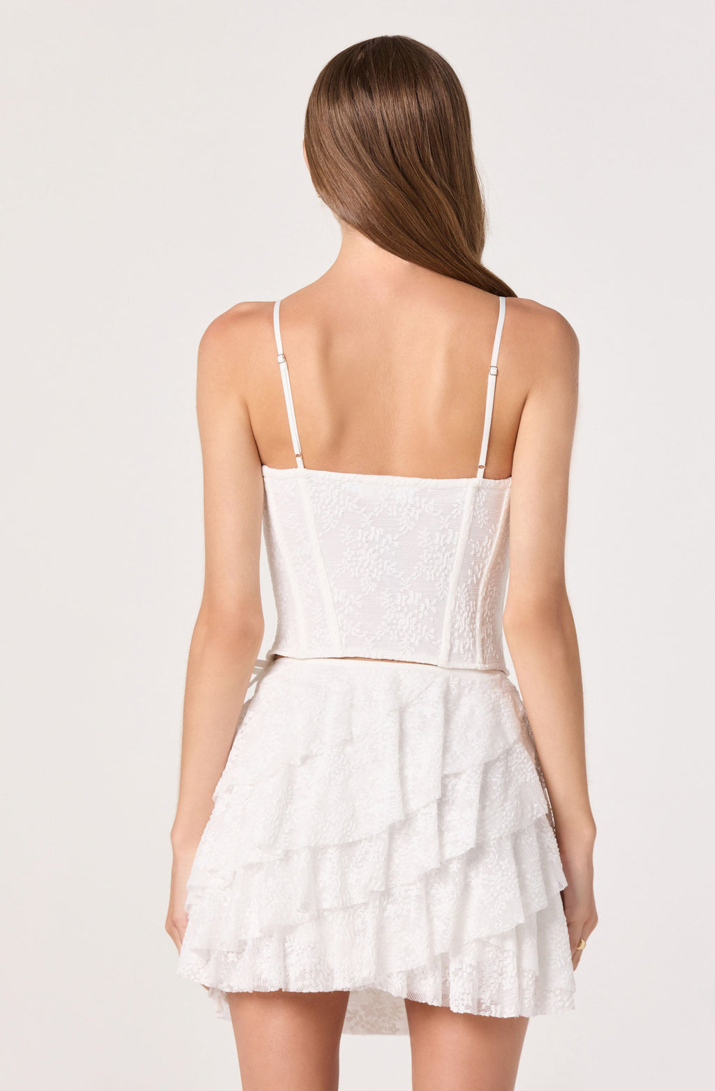 Madeleine Lace Bustier Crop Top