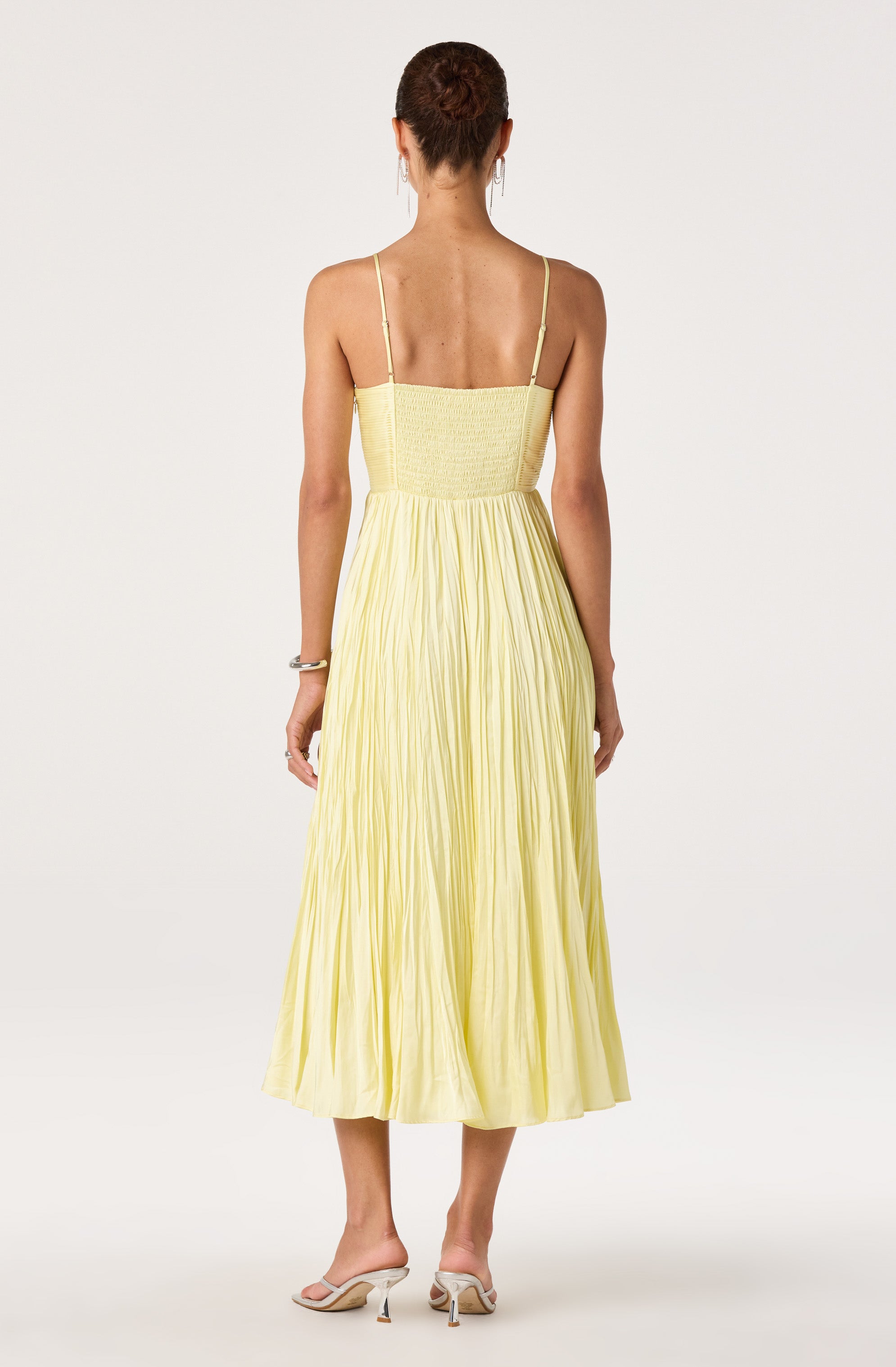 Maeve Pleated Midi Dress