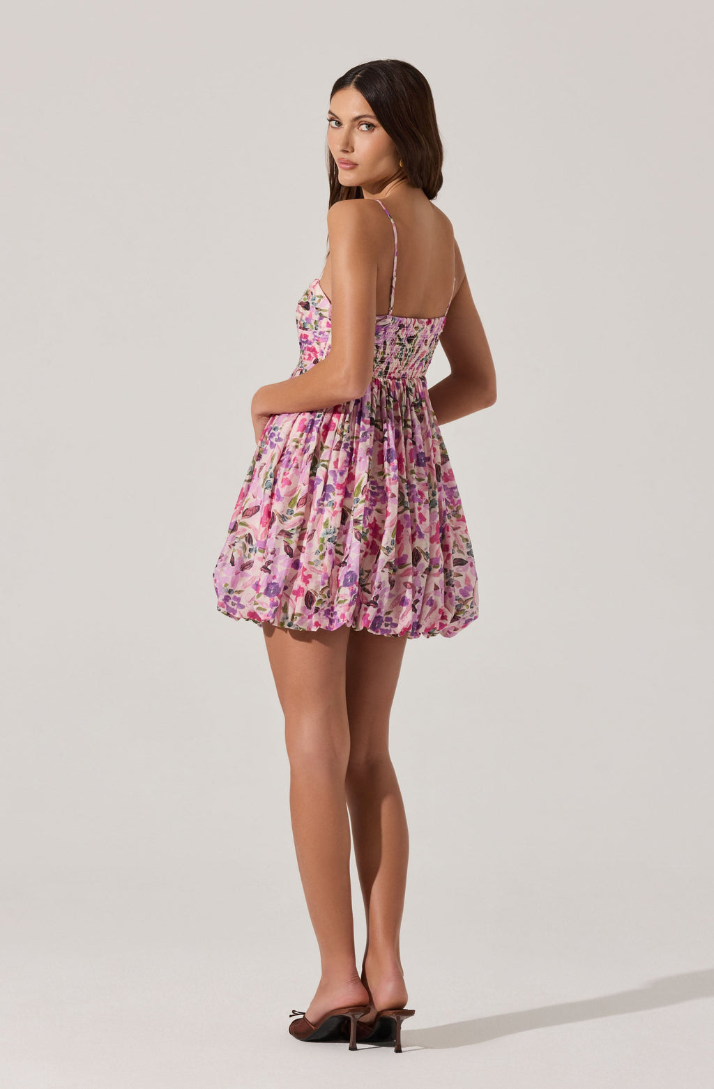 Bubble Floral Mini Dress