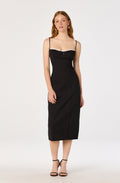 Bea Lace Trim Bustier Midi Dress