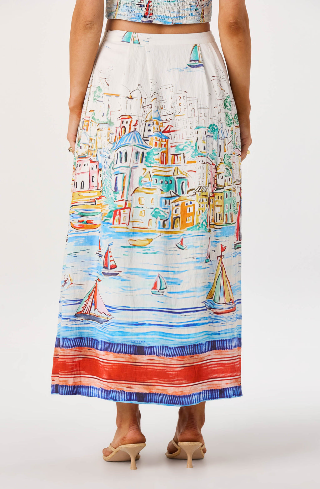 Wendy Pleated Midi Skirt