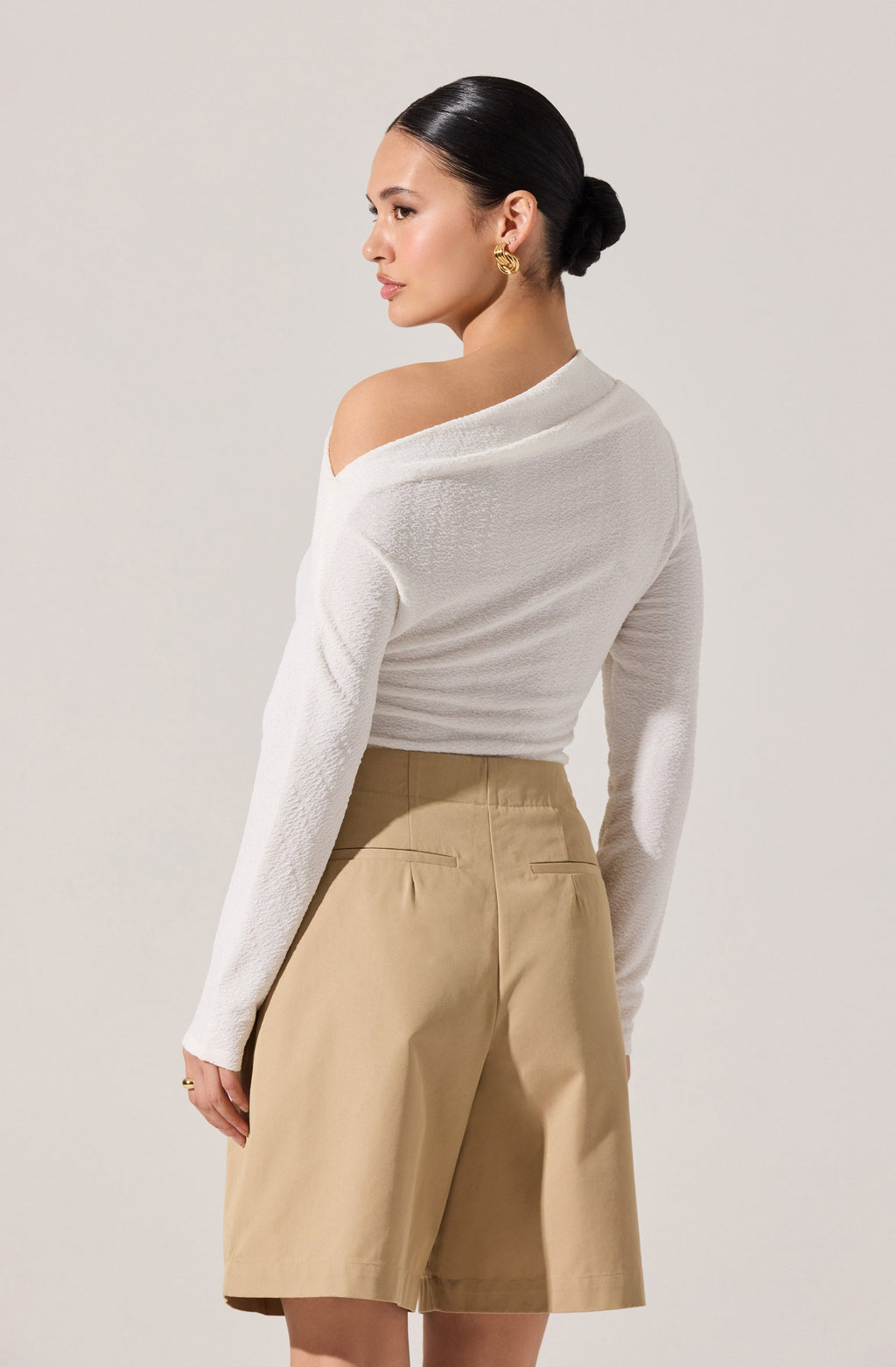 Textured Off Shoulder Top