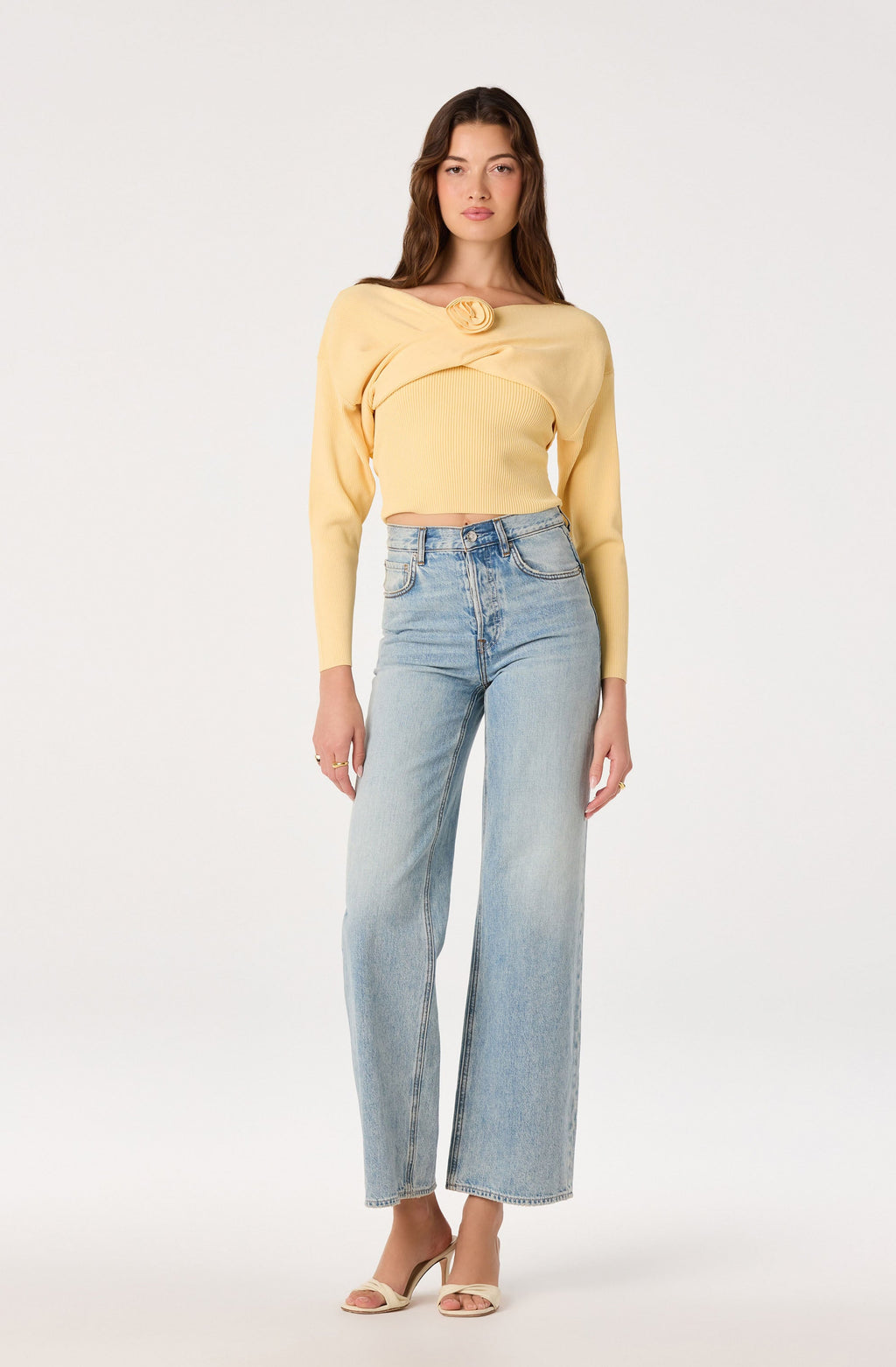 Jasmyn Sweater Bandeau Shrug Set
