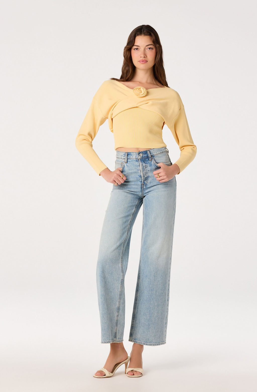 Jasmyn Sweater Bandeau Shrug Set